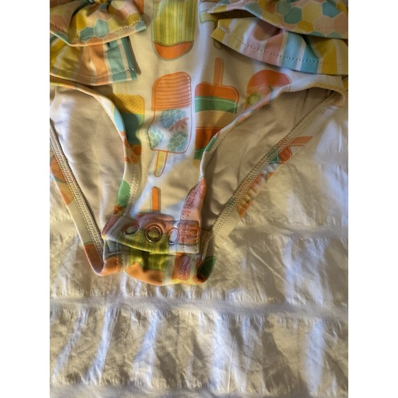 Matilda Jane Dream Dancing Popsicle Long Sleeve Ruffle Swimsuit Size 18/24 Month - Picture 2 of 6